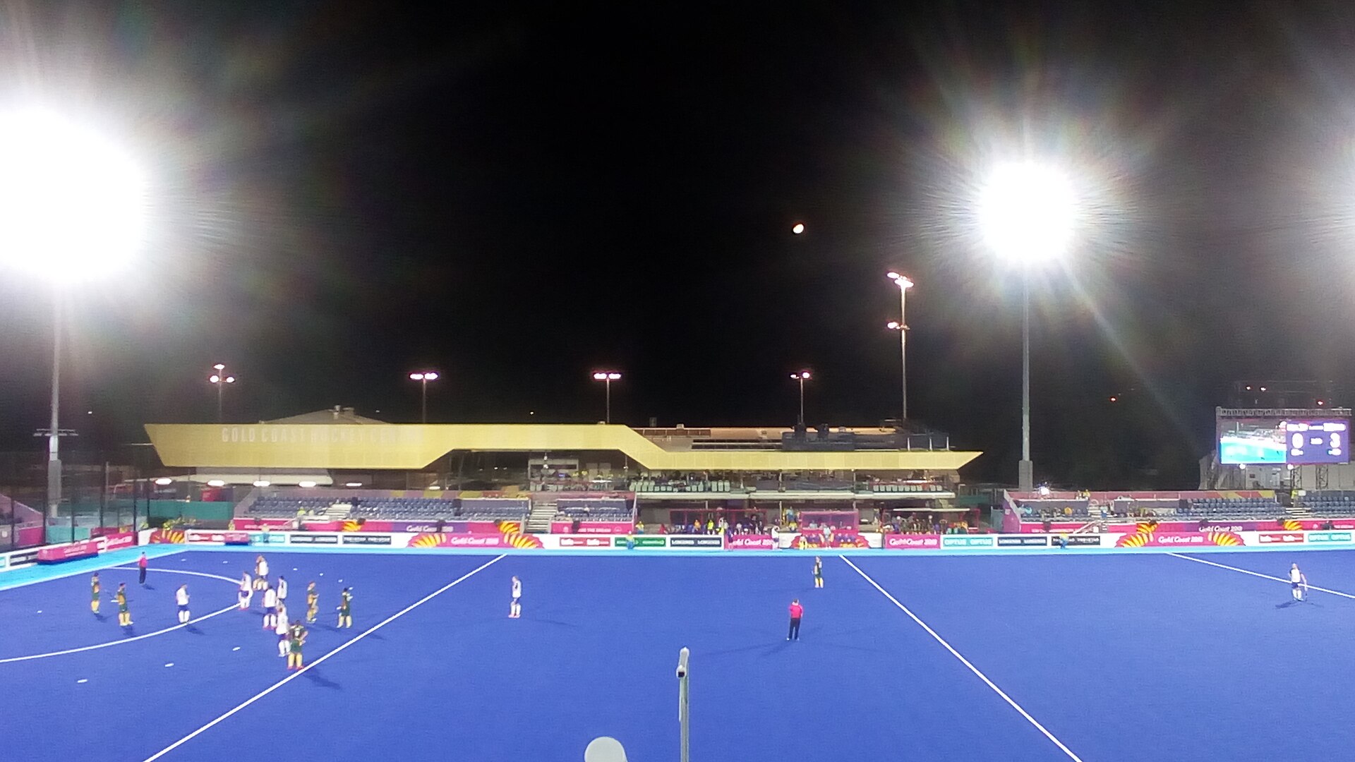 The Gold Coast Hockey Centre during the 2018 Commonwealth Games