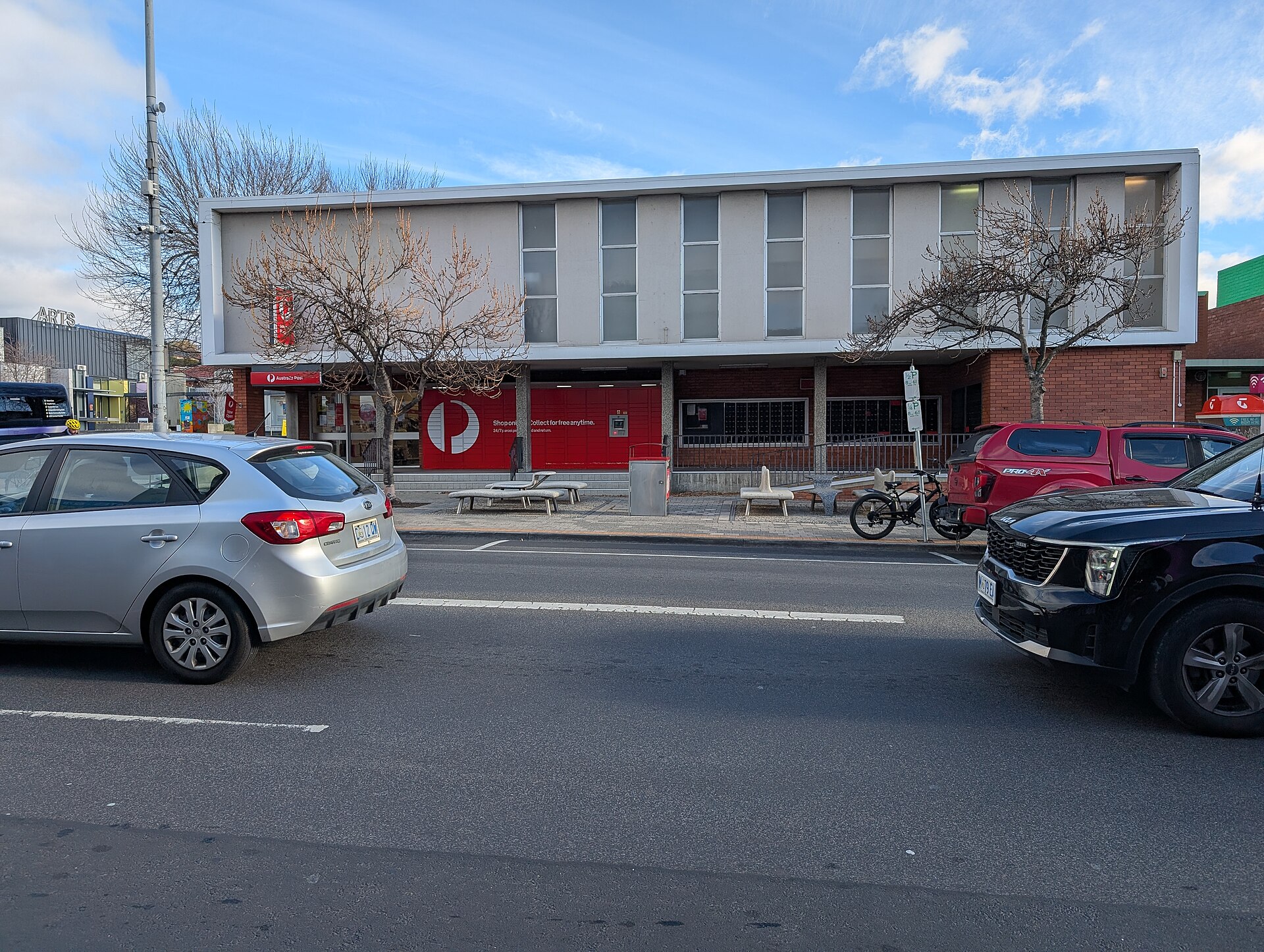 The Moonah Post Office building on Main Road, Moonah