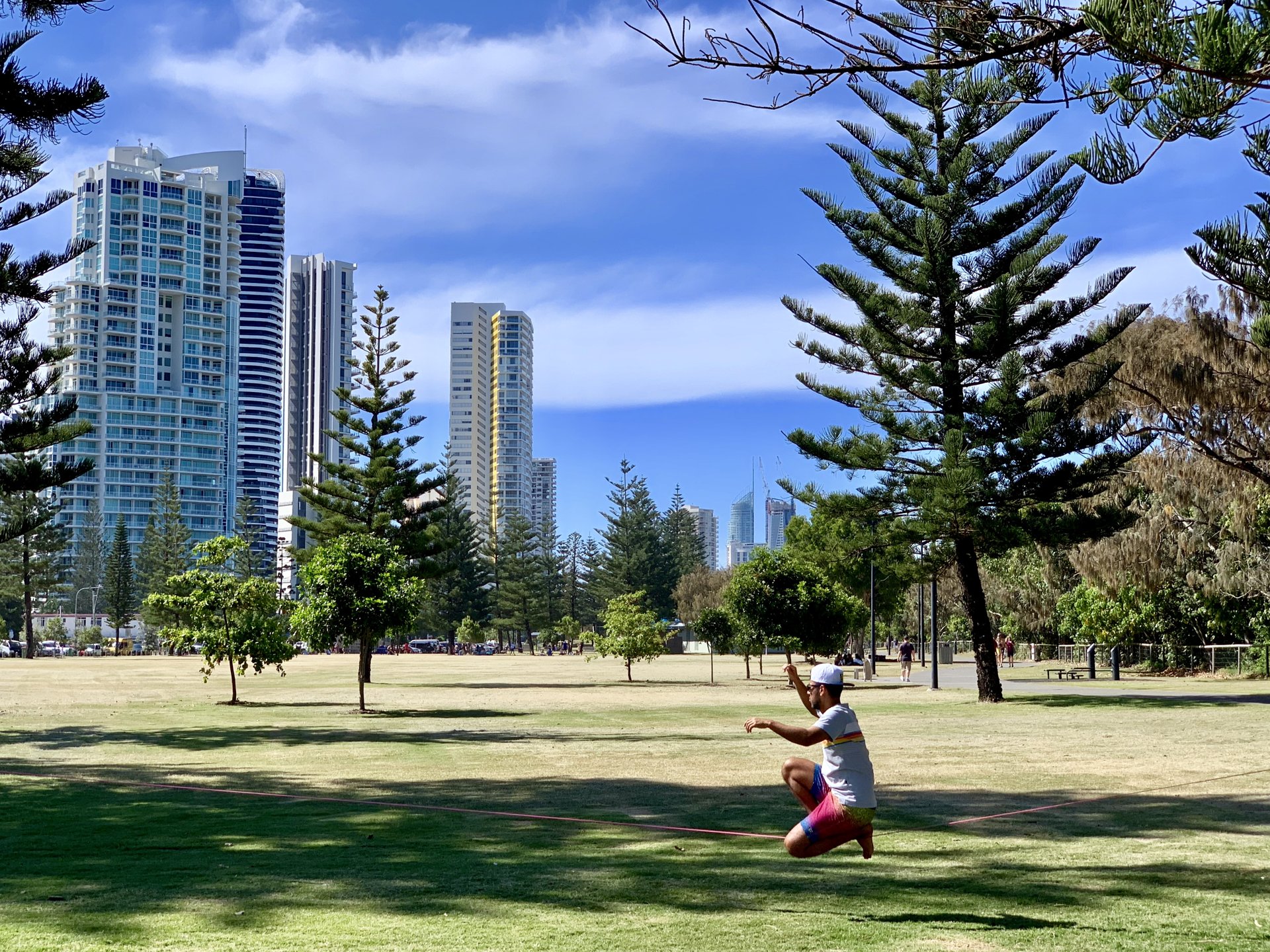 Pratten Park in Broadbeach, home of the council's free Pratten Park car parks