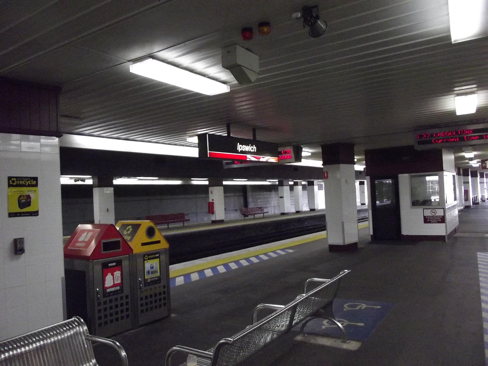 Ipswich railway station, Queensland, in 2012