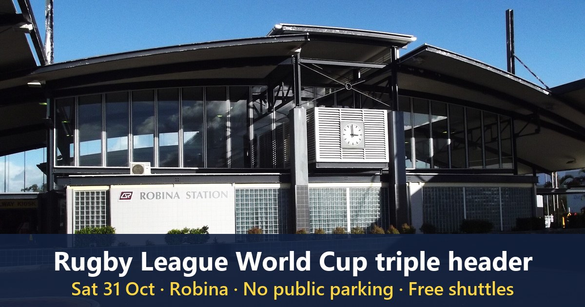 Robina railway station, Robina