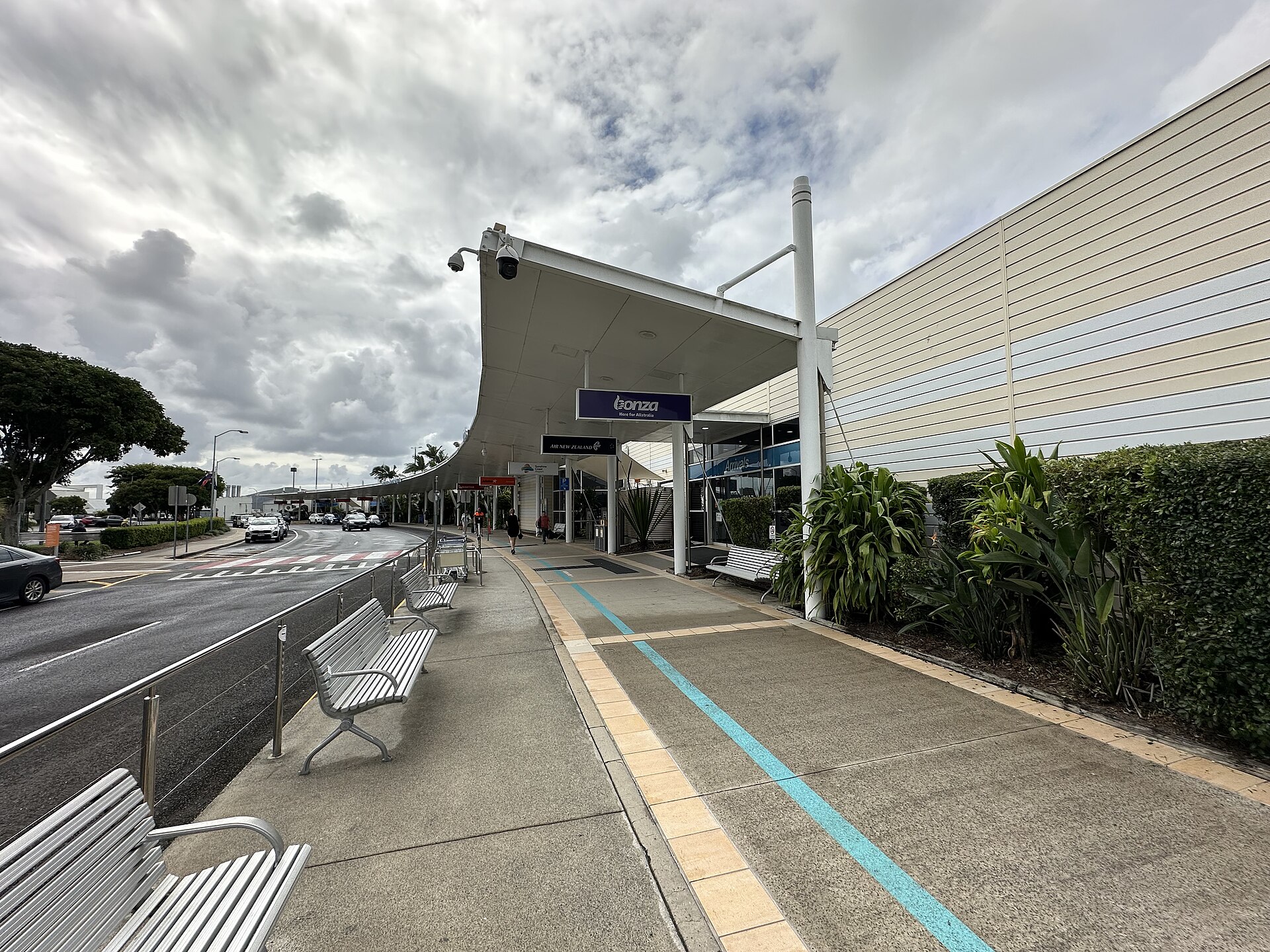 Sunshine Coast Airport terminal, photographed in May 2024