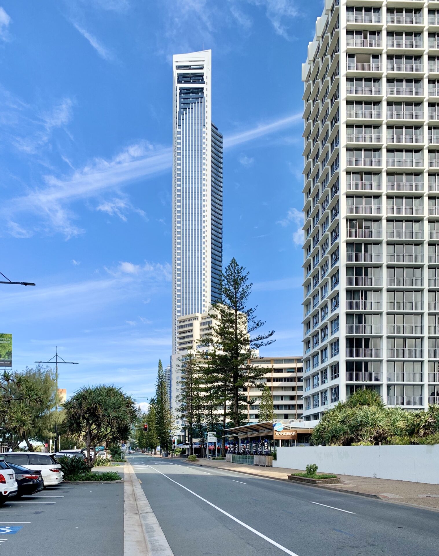 The Esplanade at Surfers Paradise (photographed in Surfers Paradise, not at HOTA)