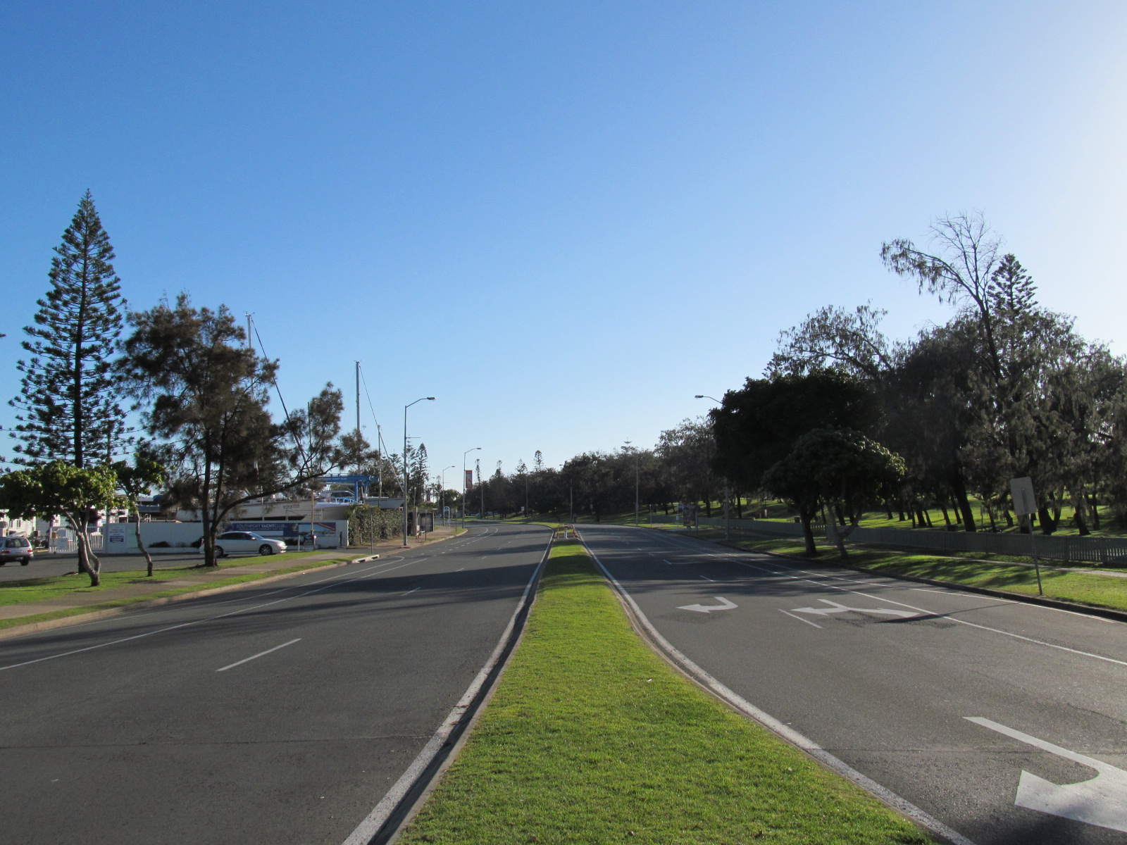Seaworld Drive looking north at Main Beach, taken in 2013