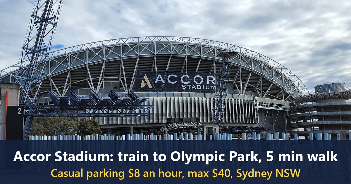 Accor Stadium east entrance