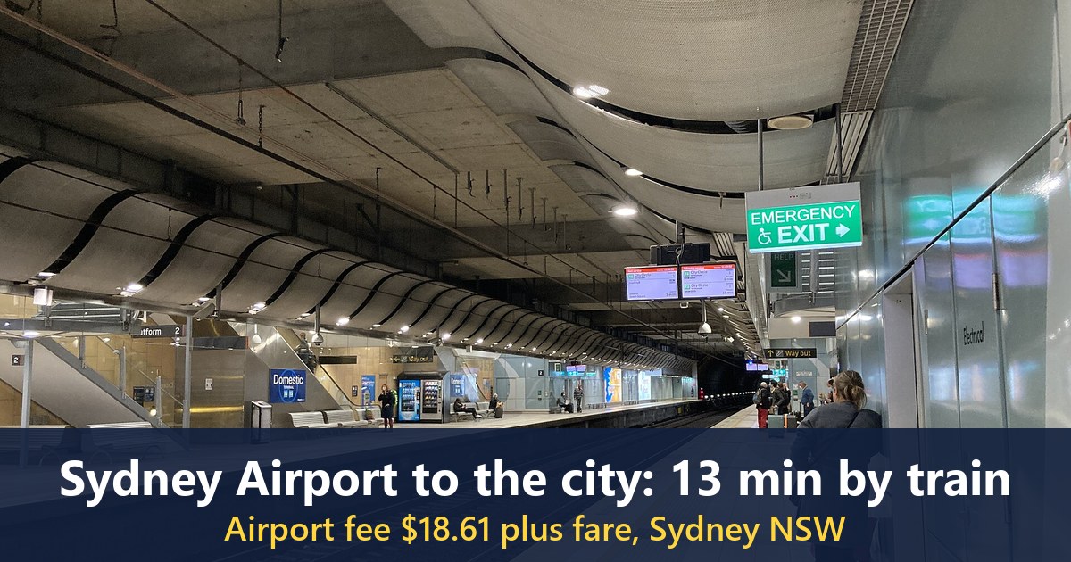 Sydney Domestic Airport station