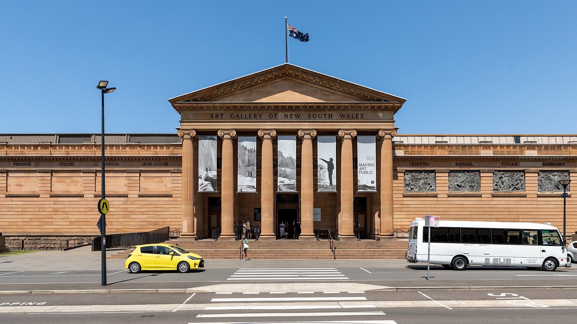 Art Gallery of New South Wales on Art Gallery Road