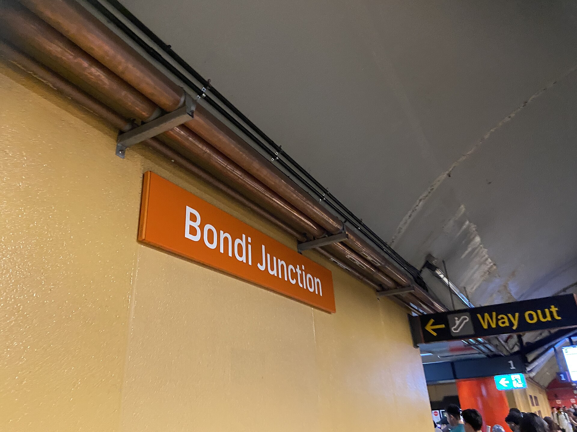 Bondi Junction railway station in September 2025
