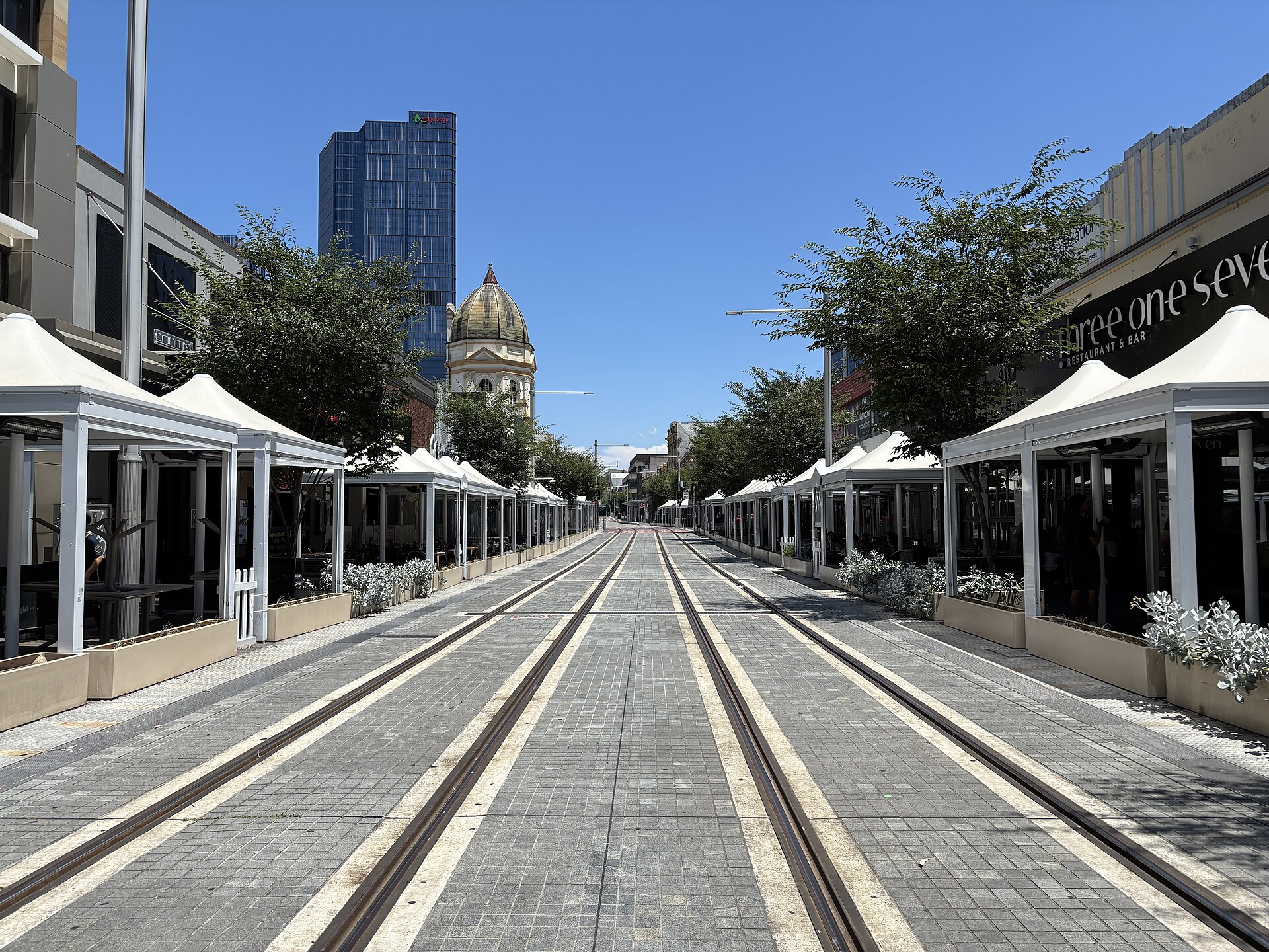 Church Street in Parramatta in January 2025