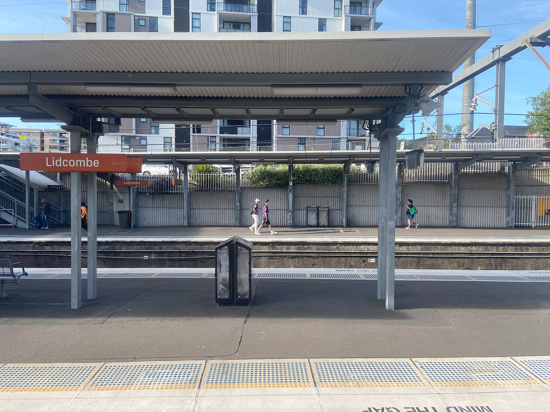 Lidcombe railway station in October 2024