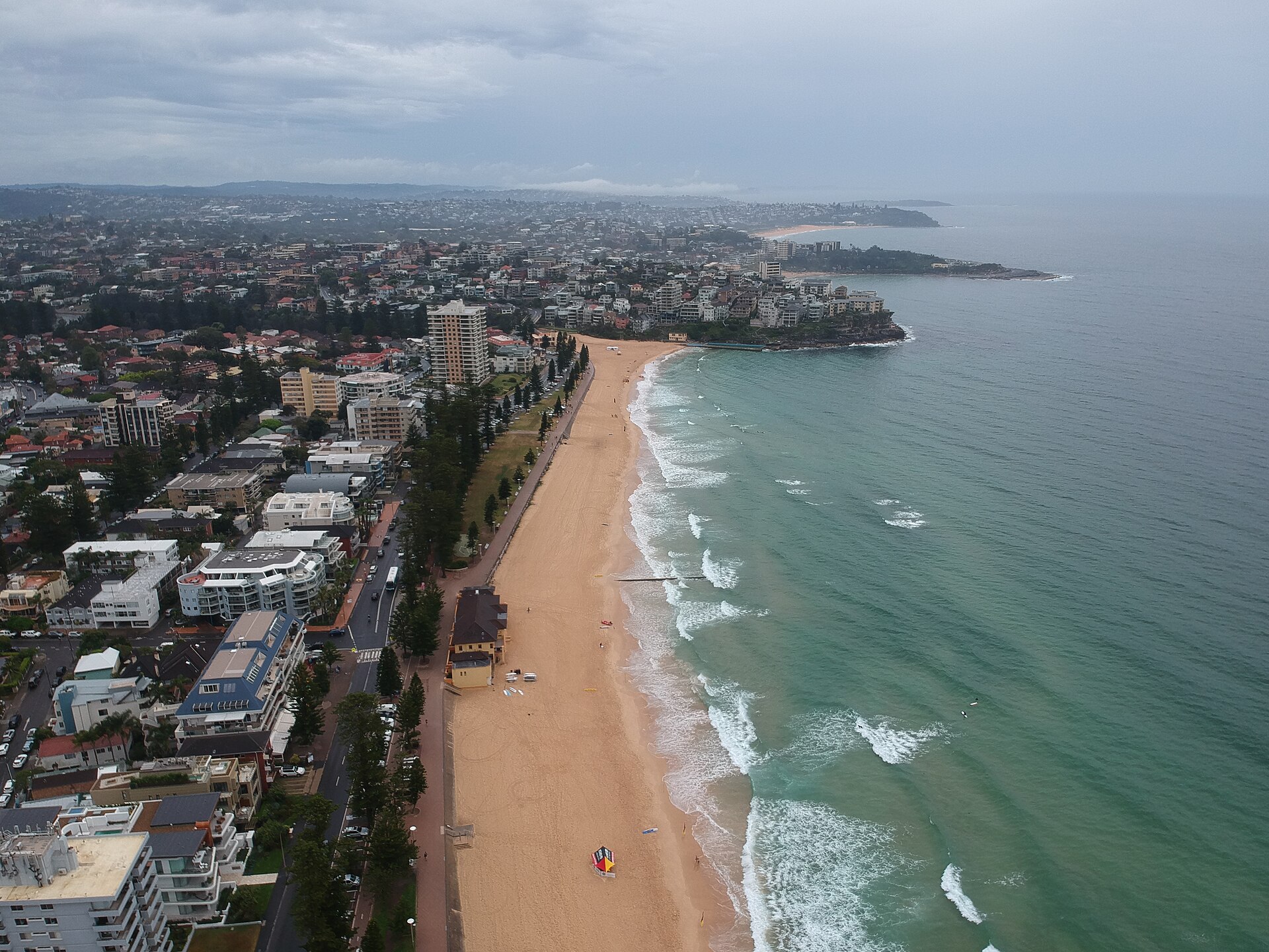 Manly Beach in October 2020