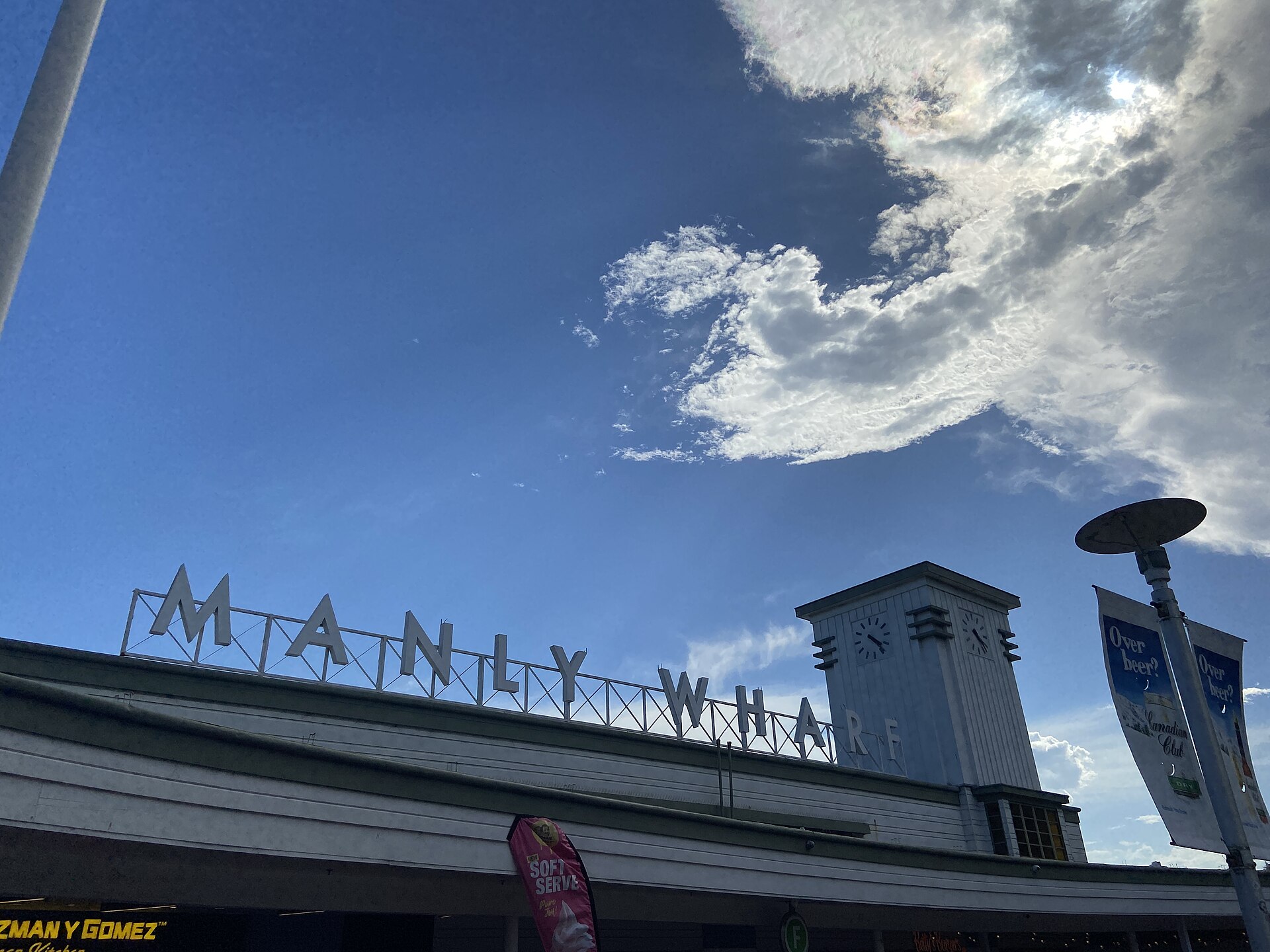 The Manly ferry wharf in January 2025