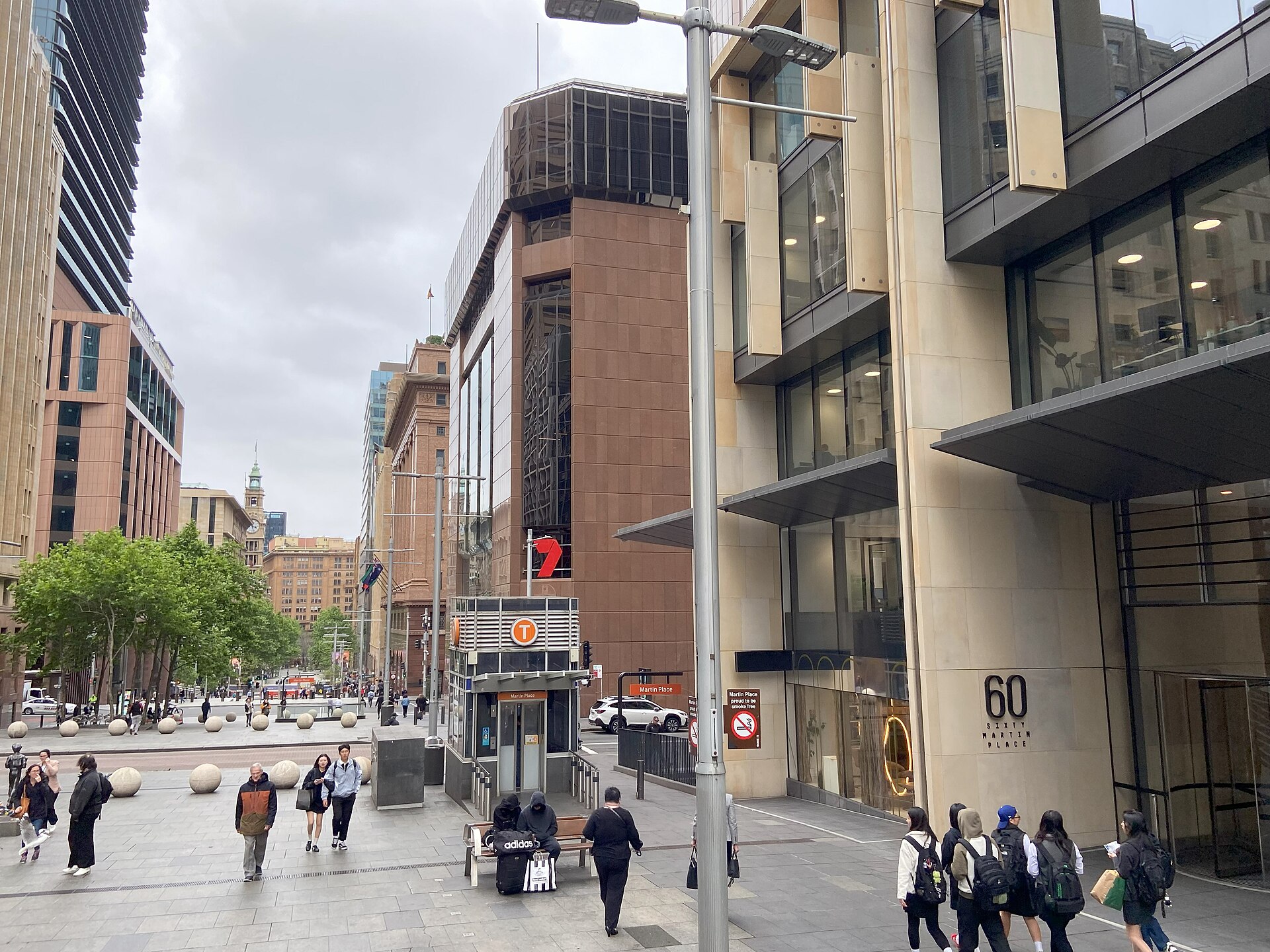 Martin Place railway station entrance