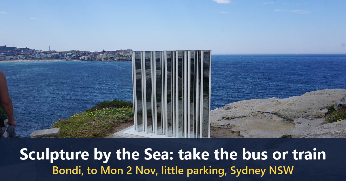 A sculpture at Sculpture by the Sea, Bondi, in 2019
