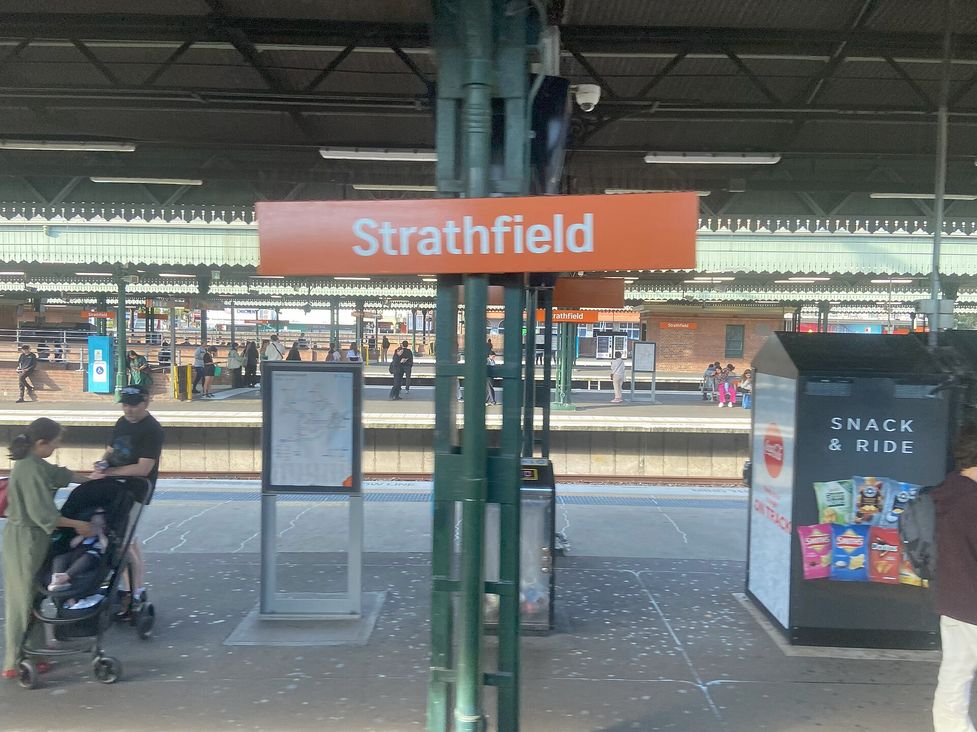 Strathfield railway station in October 2024