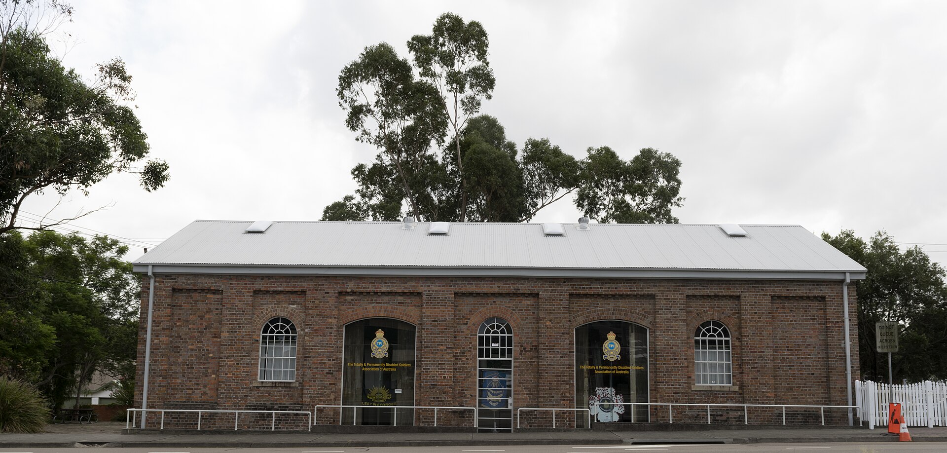 The former Railway Goods Shed at Wallsend, Newcastle, photographed in 2018