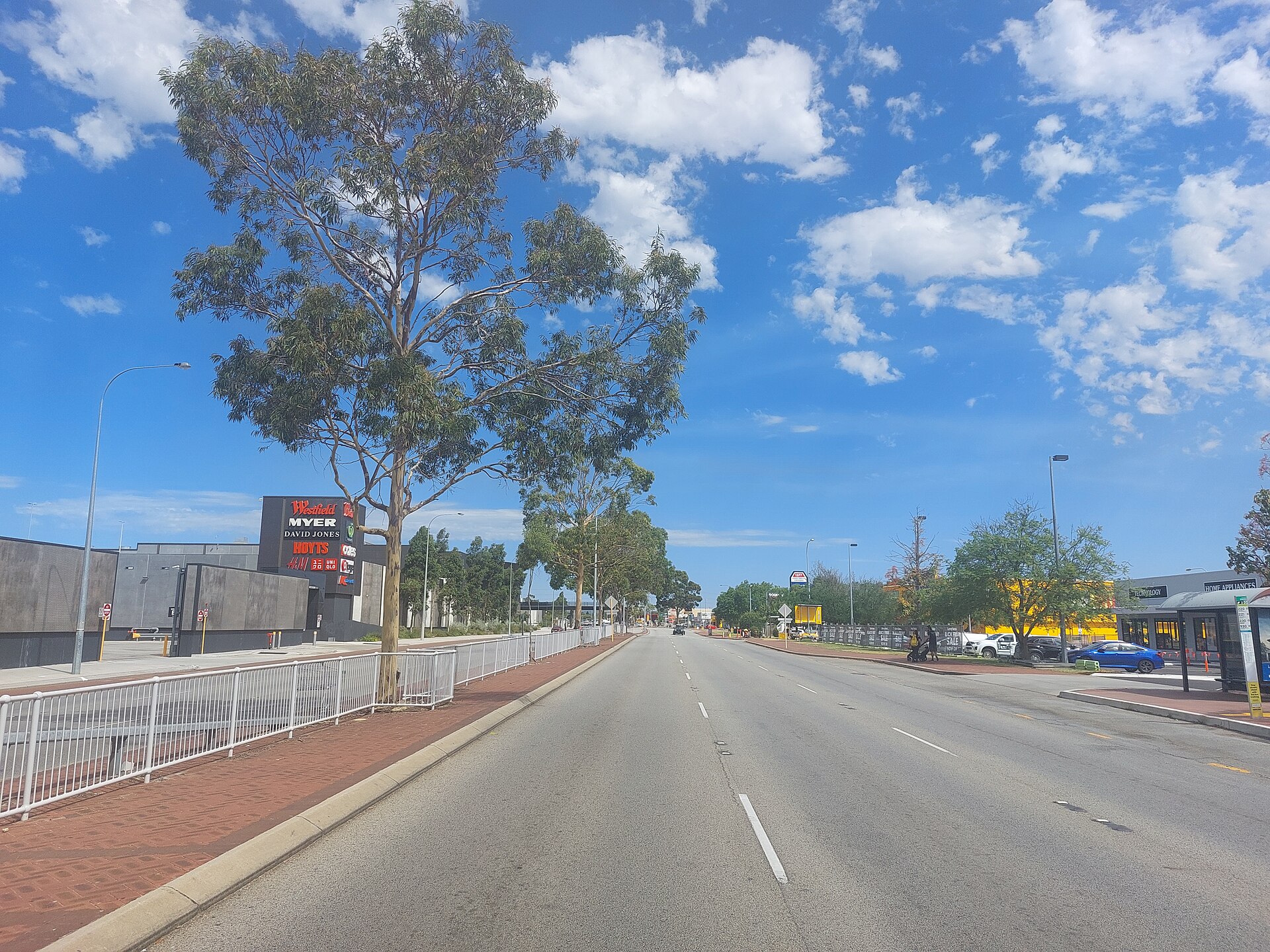Albany Highway looking south-east from Westfield Carousel, Cannington, Western Australia