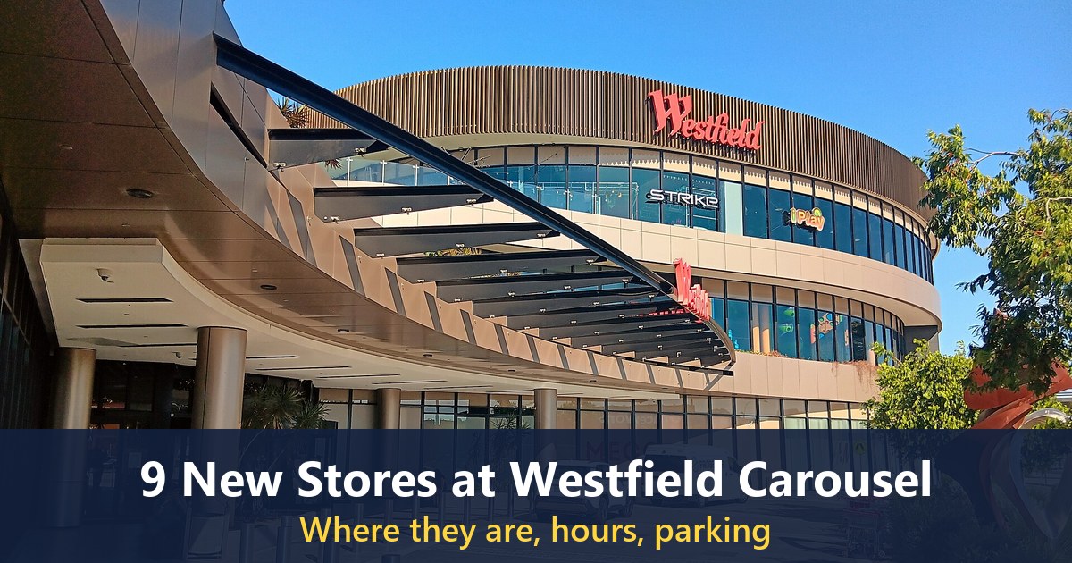 The main southern entrance to Westfield Carousel, Cannington, Western Australia