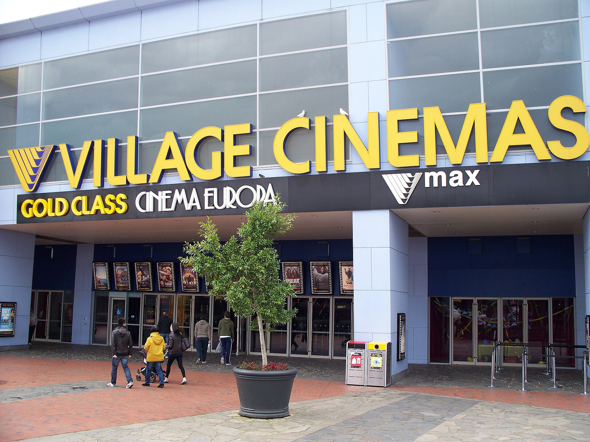 Village Cinemas Knox, a fifteen-screen cinema in the Knox Ozone precinct, Wantirna South, photographed in 2013