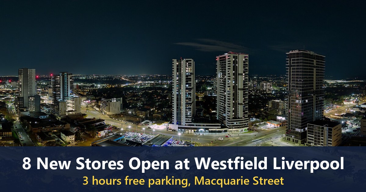 Liverpool NSW at night