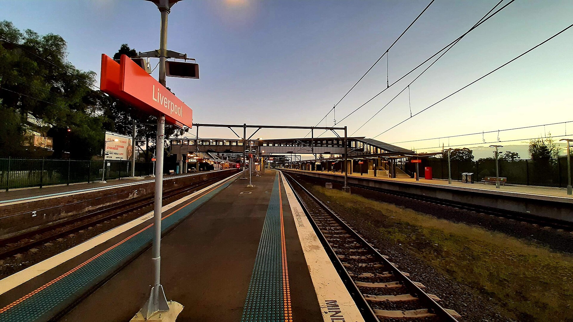 Liverpool railway station in the morning