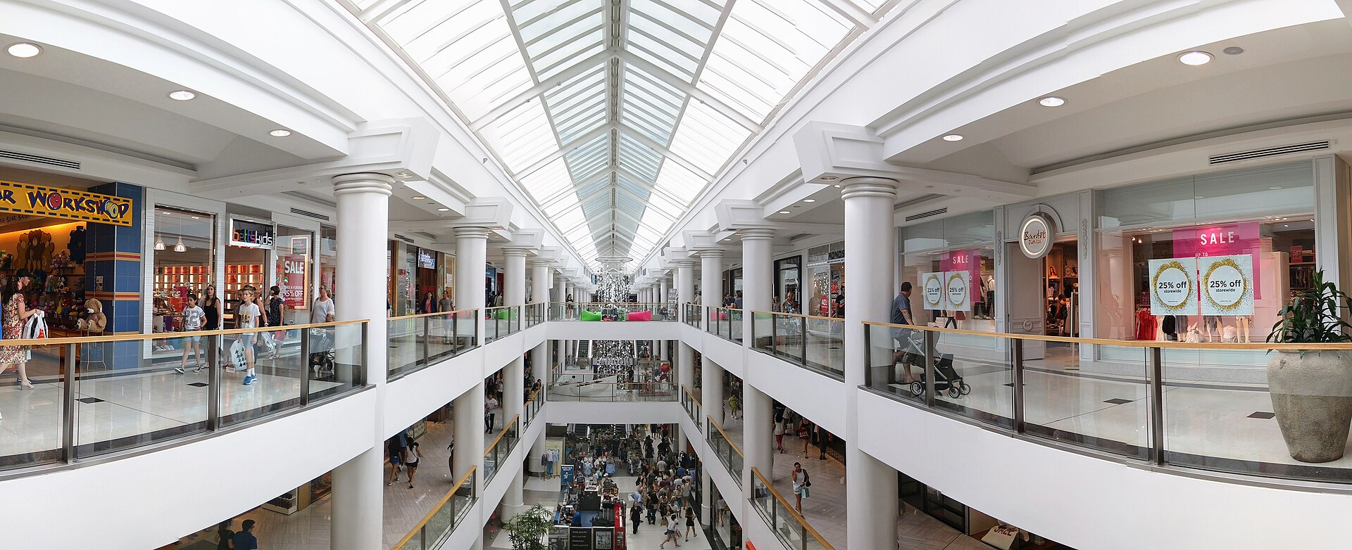 Westfield Miranda, panorama taken in December 2016
