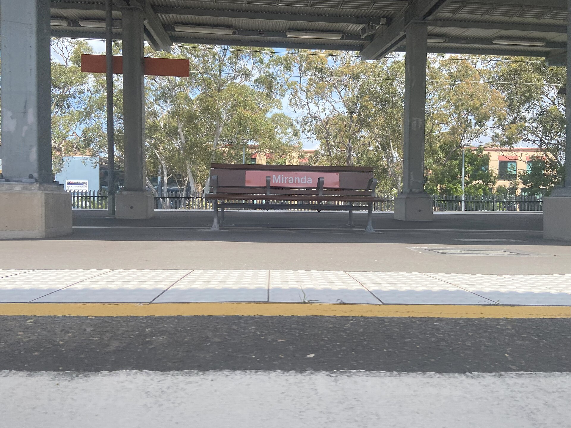 Miranda railway station, October 2024