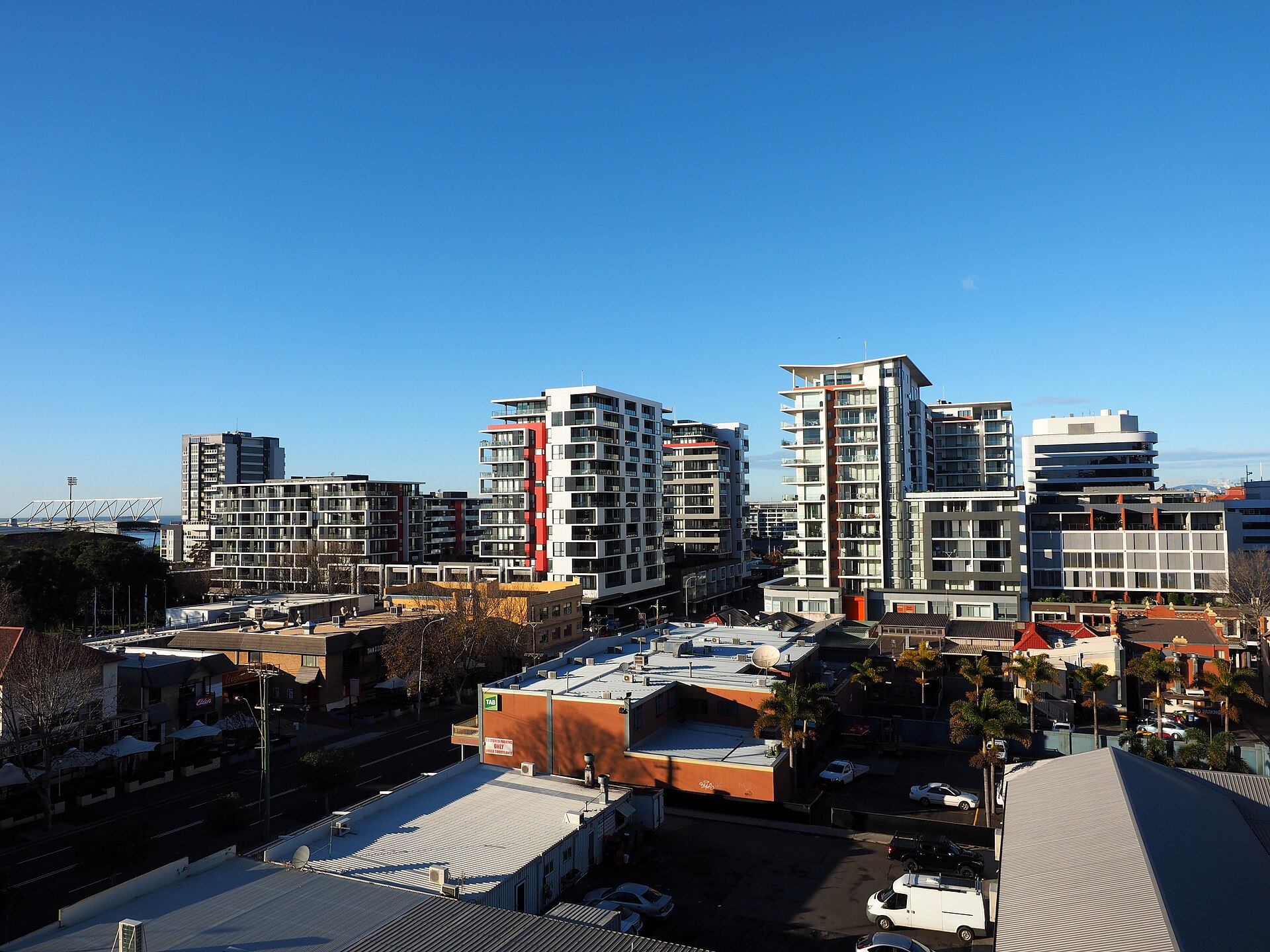 Wollongong CBD in August 2020