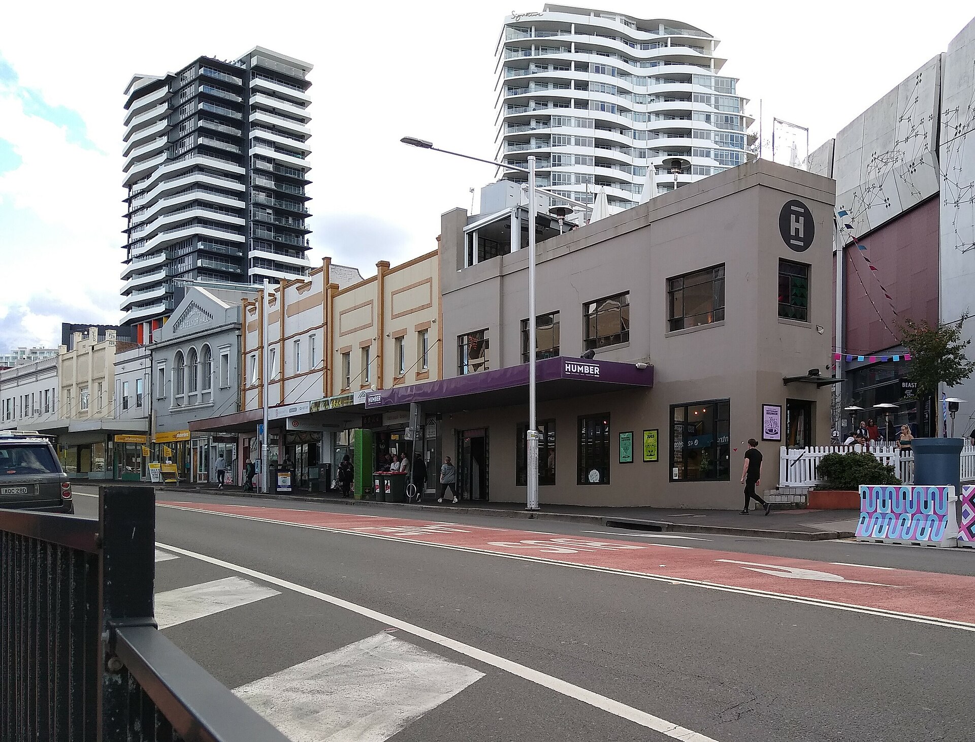 Crown Street in Wollongong, 2022