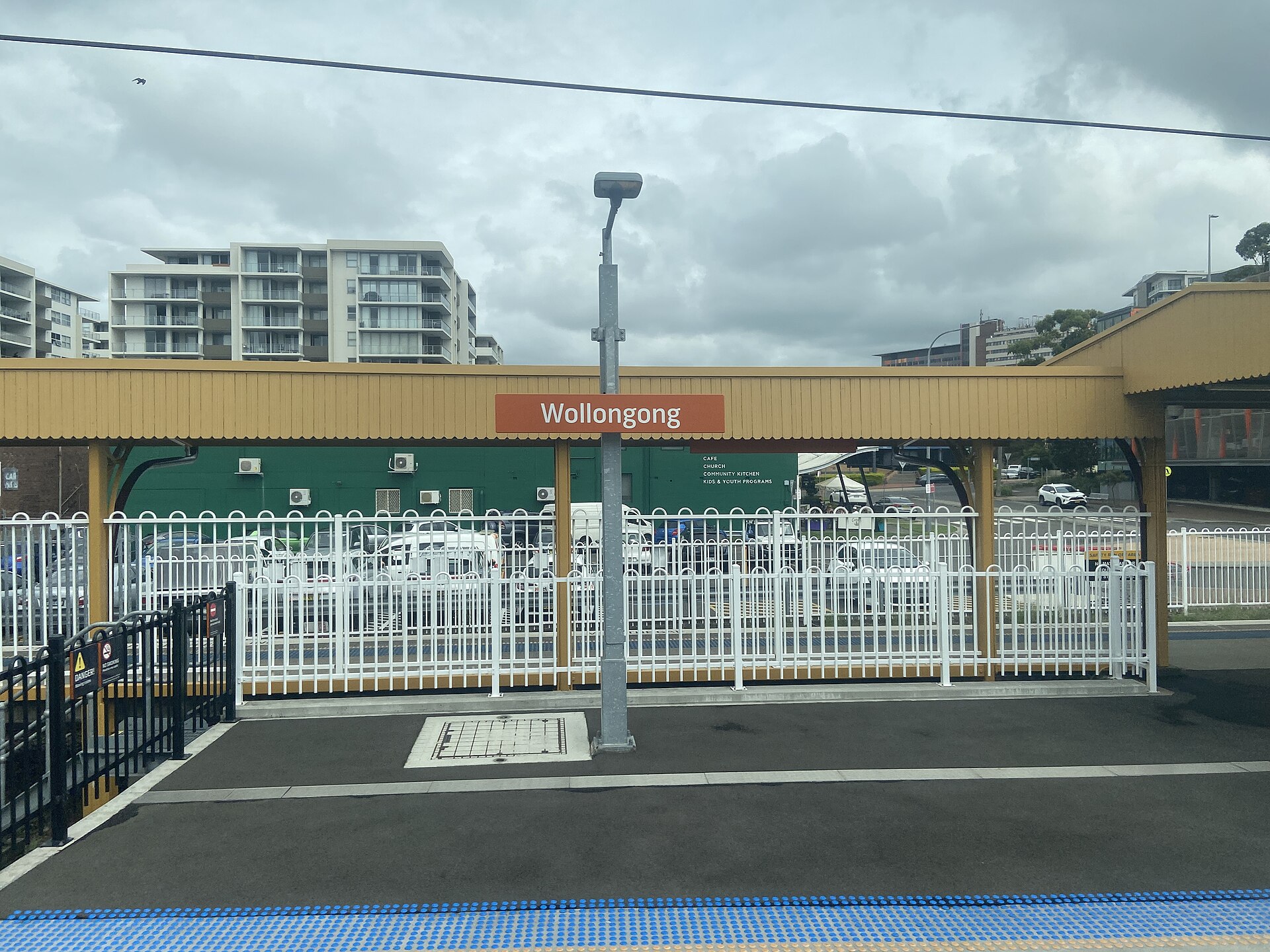 Wollongong railway station in January 2025